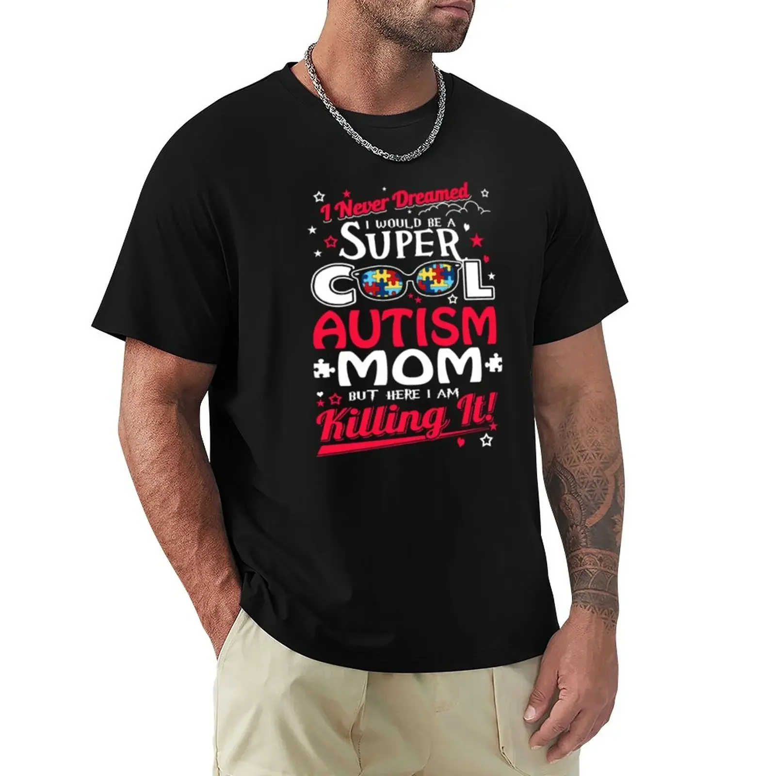 

Super Cool Autism Mom T-Shirt vintage clothes graphics mens t shirt graphic