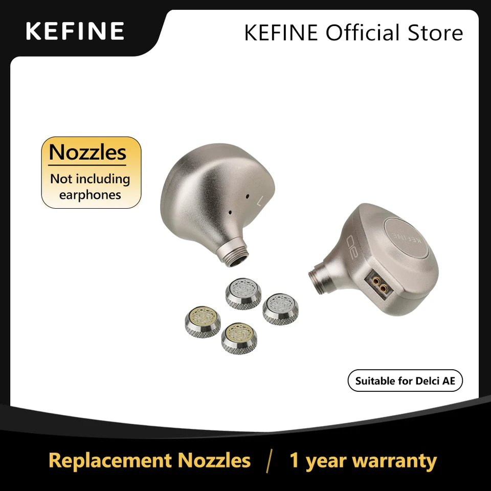 Nozzle for Kefine earphones -Delci, Delci AE, Klean, Quatio