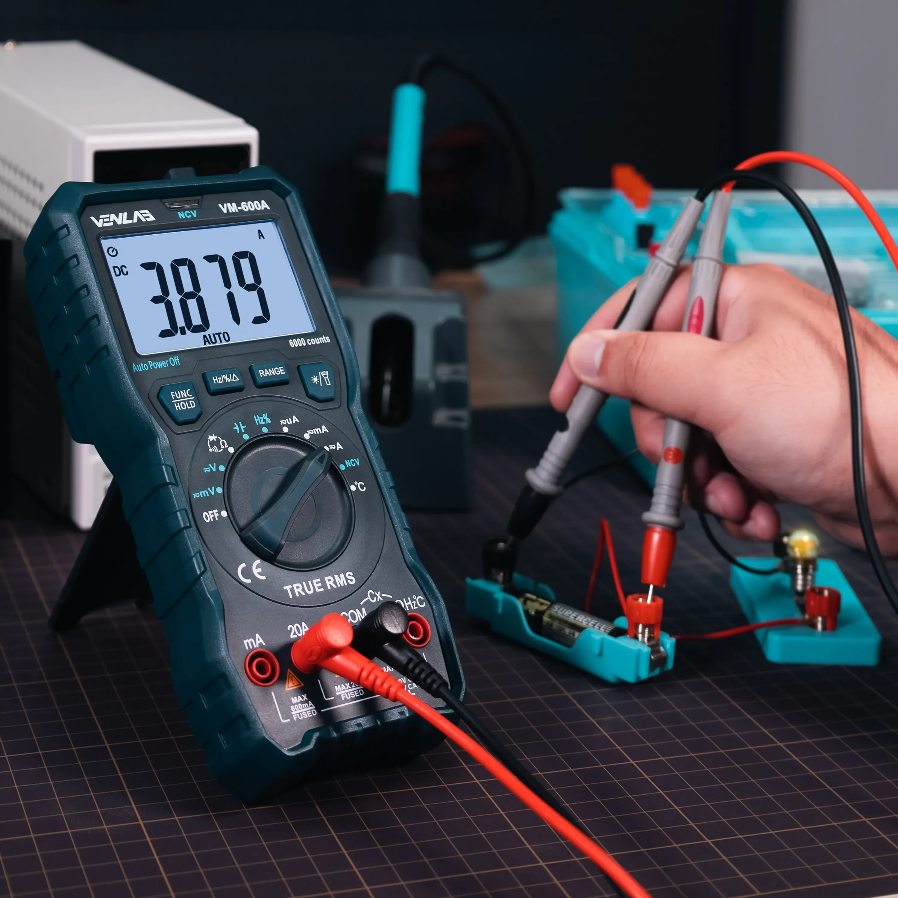 AliExpress Collection TRMS  Au-to  Ƽ, ڵ   Ȯ  Ƽ, 1000V 20A AC DC Ohm Hz NCV ̺  跮