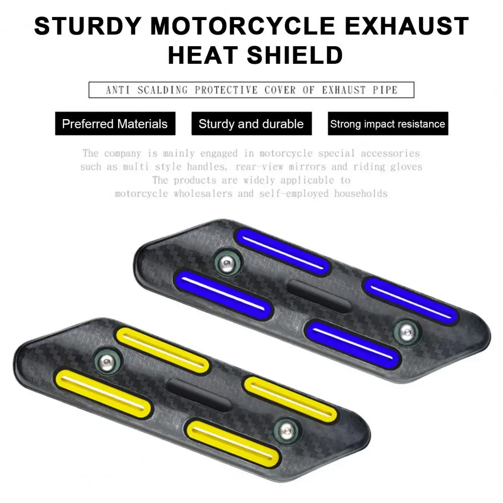 

Durable Motorcycle Exhaust Heat Universal Motorcycle Exhaust Pipe Cover Heat Insulation Guard Protector Trim Anti-scalded