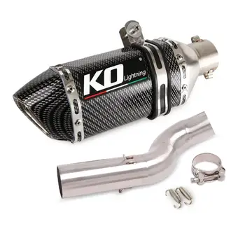 Exhaust Pipe For Triumph Street Triple 765S 765R 765RS 17-2022 Motorcycle Escape Muffler Stainless Steel Mid Link Pipe With DB