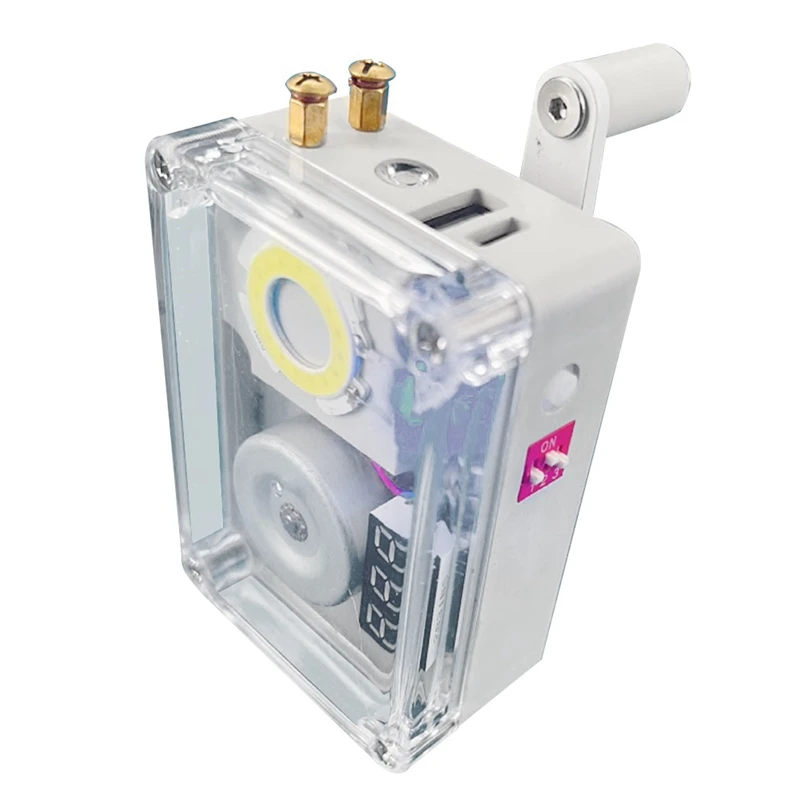 

10W 50-120RPM Crank Generator Supports Lighting Ignition USB Charging For DIY Camping