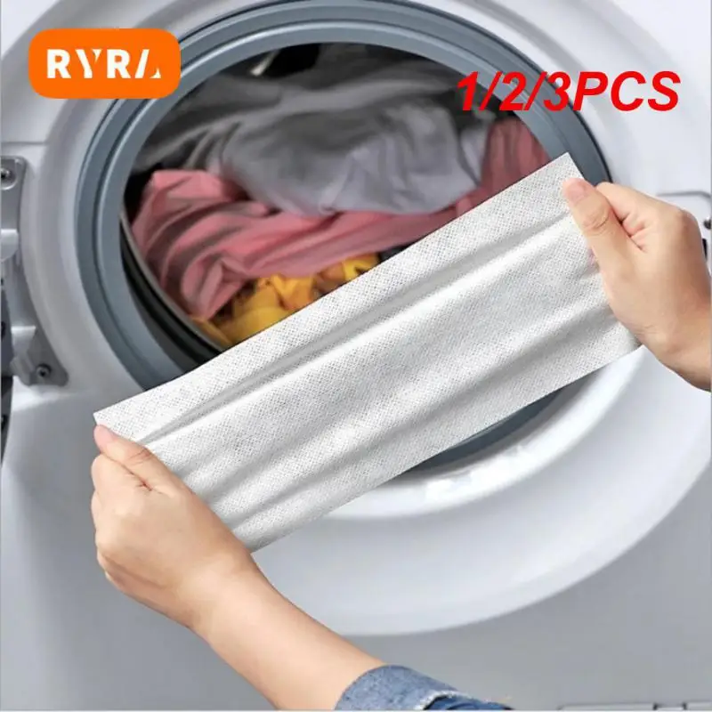 

1/2/3PCS Household Color Absorption Paper Bright And Non Fading Laundry Products Washing Tool Non-woven Fabric Detergent