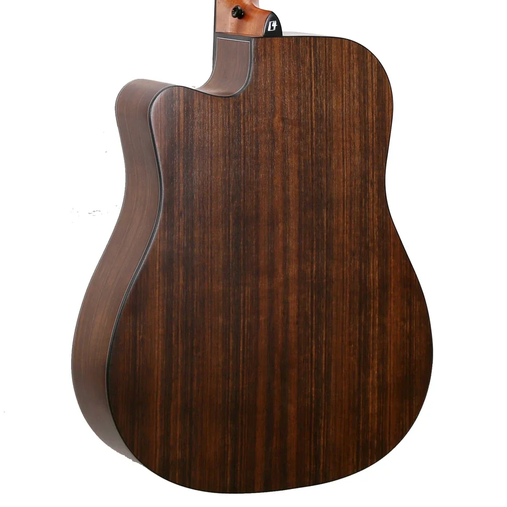 China 41 inch Sitka Spruce Solid Wood Acoustic Guitar  suitable for adults and Global Custom Standard Travel