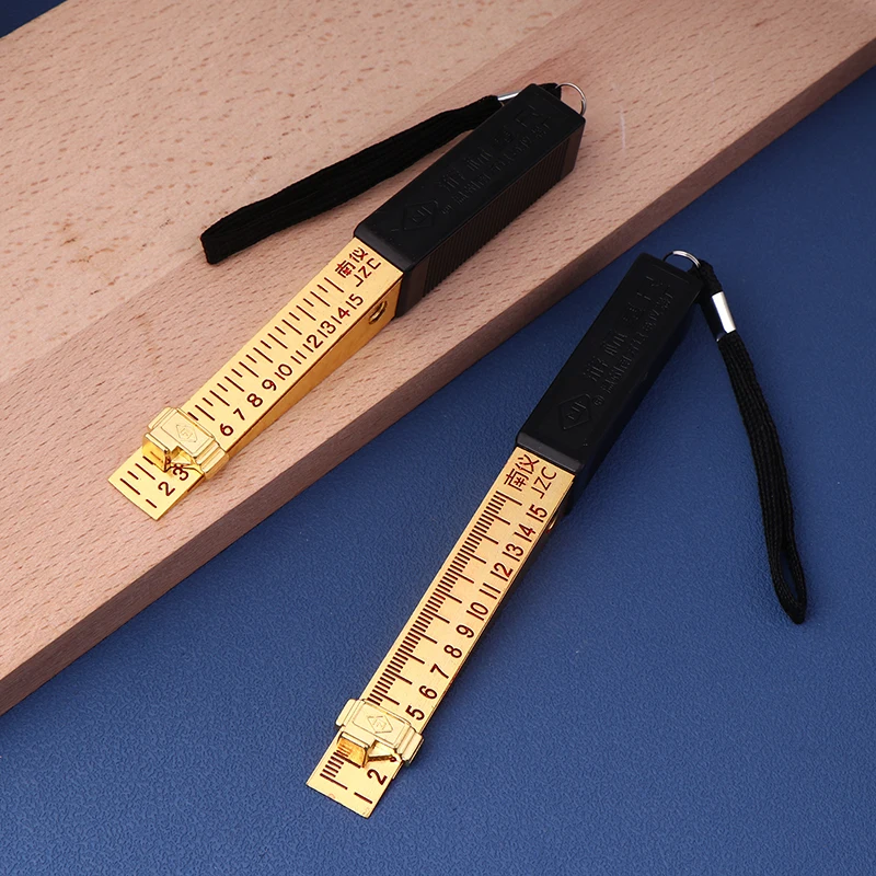 버니어 필러 게이지 쐐기 모양의 버니어 필러 게이지 1-15mm 하우스 엔지니어링 검사 평탄도 측정 도구