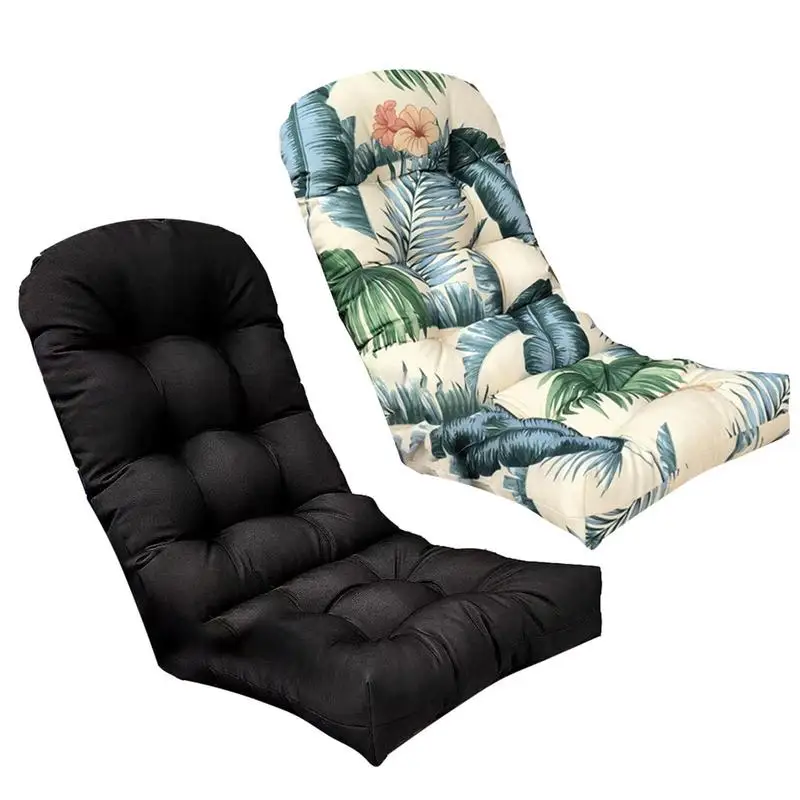 

Adirondack Chair Cushion Weather Resistant Folding Soft Outdoor Rocking Chair Hammock Bench Seat Pads For Patio Garden Yard