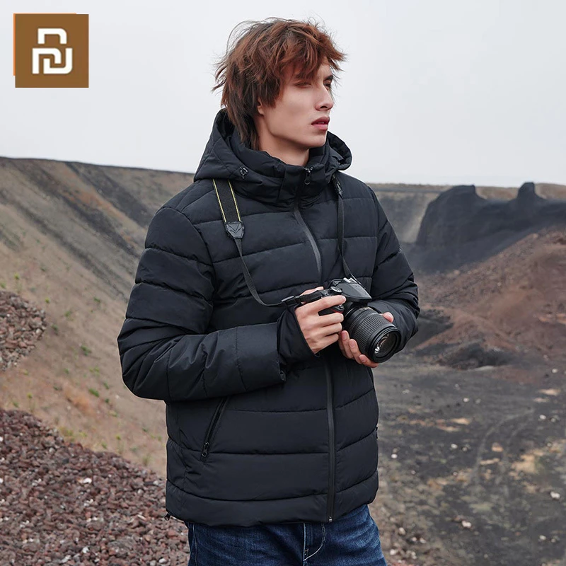 Xiaomi Youpin Chaqueta de algodón para hombre, ropa de almacenamiento multifuncional, resistente al mantiene el calor, Parka de invierno|Accesorios de aparatos de cuidado - AliExpress