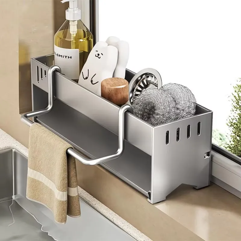 Stainless Steel Sponge Rack Image 4