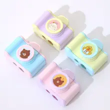 

Cute camera modeling Pencil Sharpener Manual Pencil Sharpener Student Stationery Kindergarten Prize Gift Pencil Sharpener