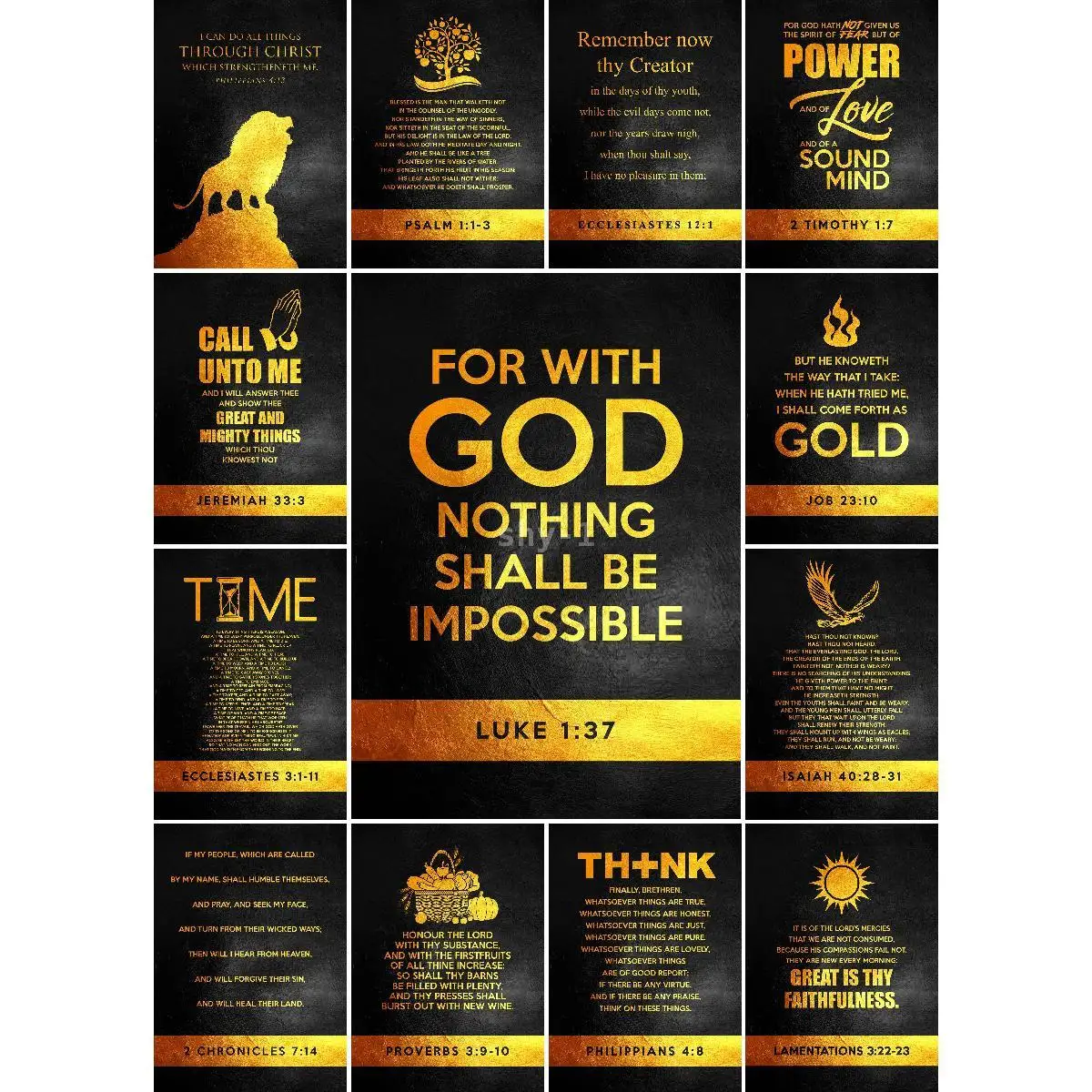 Текст Псалом, художественный плакат, элегантный письменный Настенный декор для интерьера, коллекция дизайна