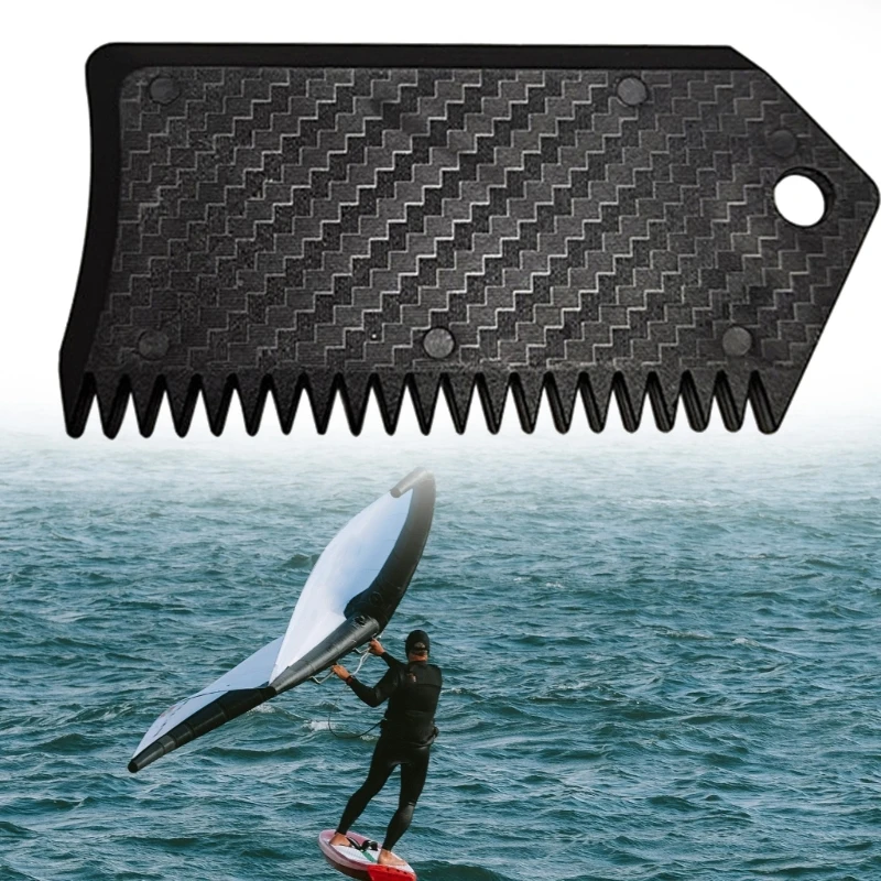 Surfboard Wax Scraper Plastic Cleaning Comb Tool for Maintaining Surfboard Wax