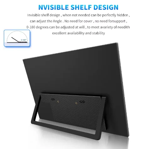 HGFRTEE 15.6 Inch Touch Portable Monitor ADS-IPS 1920*1080P 300cd/m2 Extended Display for Laptop Second Screen XBox PS4/ 5