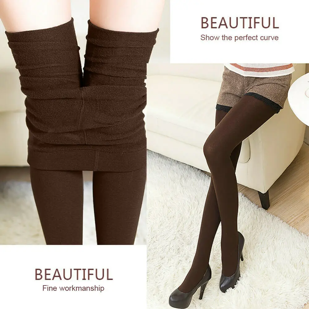 Trend Pantyhose Stockings Casual Autumn Winter New High Elastic Thicken Lady's Leggings Warm Pants Skinny Pants For Women