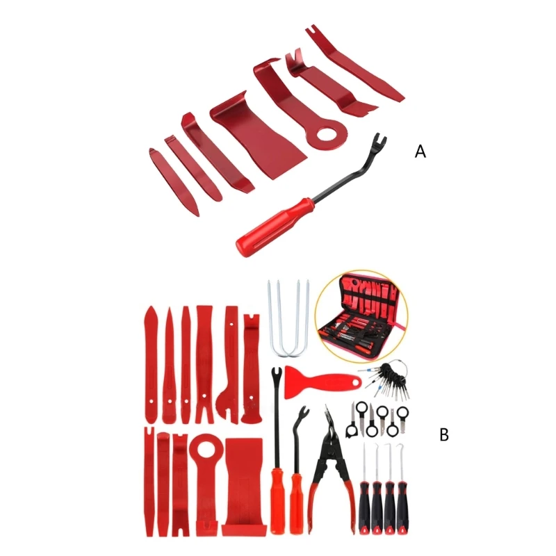50JA Trim Removal Tool Trim Tool Auto Removal Kit Panel Fastener Removal Tool Trim Removal Kit Easy Operation Tools Set