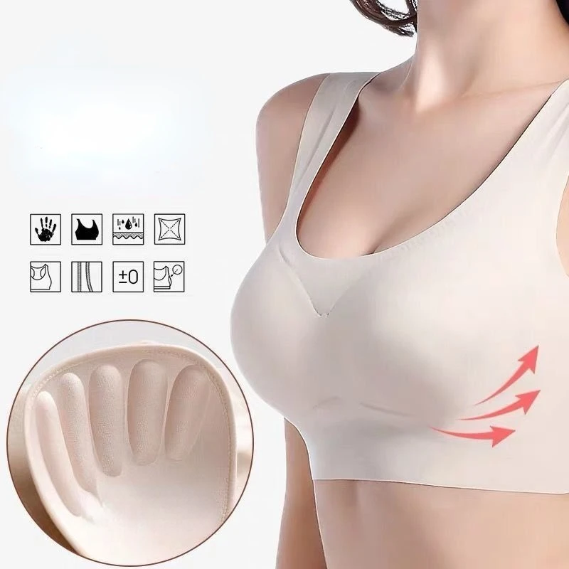 

Sexy Women Bra Seamless Bra Breathable Invisible Bralette Underwear Wireless Comfortable Active Bralette Brassiere Top