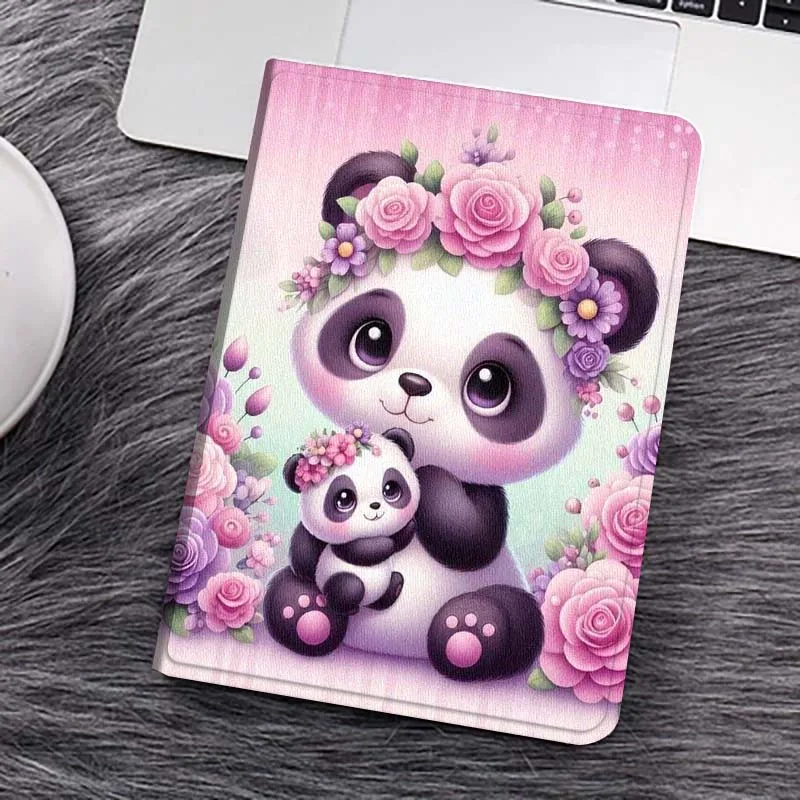 Panda Cartoon Love Heart Soft Tablet Case Gift
