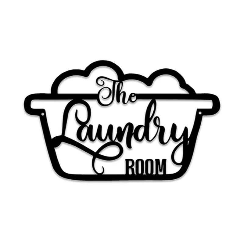 

Металлический знак для прачечной, настенный художественный декор, декор для общежития, ресторана, спальни