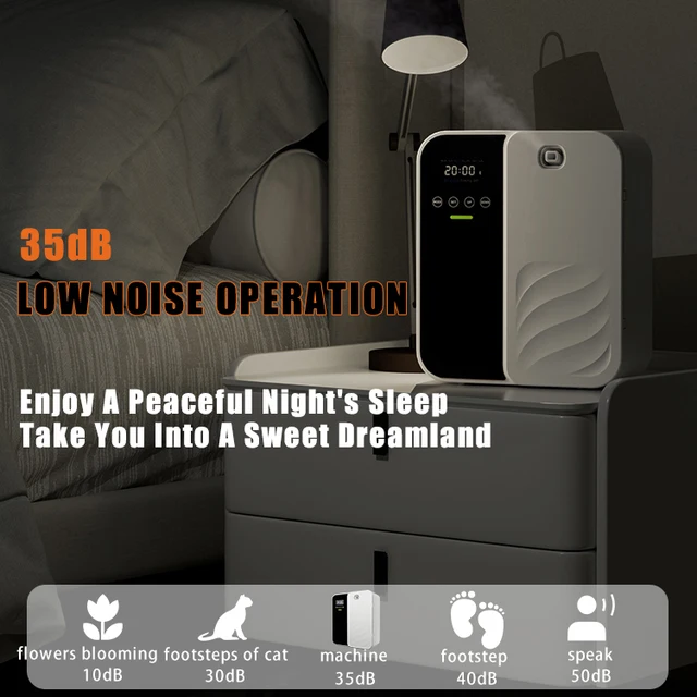 Aroma Diffuser 1000m³ Electric Scent Machine Smell Perfume Essential Oils Air Freshener 500ML Capacity Waterless Diffuser 4