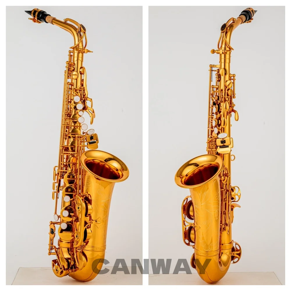 Mark VI Saxophone High Quality Alto Saxophone Copy Instruments Coffee color copper simulation Brass With mouthpiece
