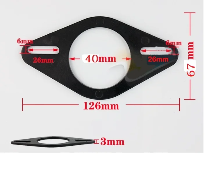 2pcs Universal car Tweeter Speaker horn mount Adapter Plates Bracket Ring mat for Subaru Toyota Kia Hyundai