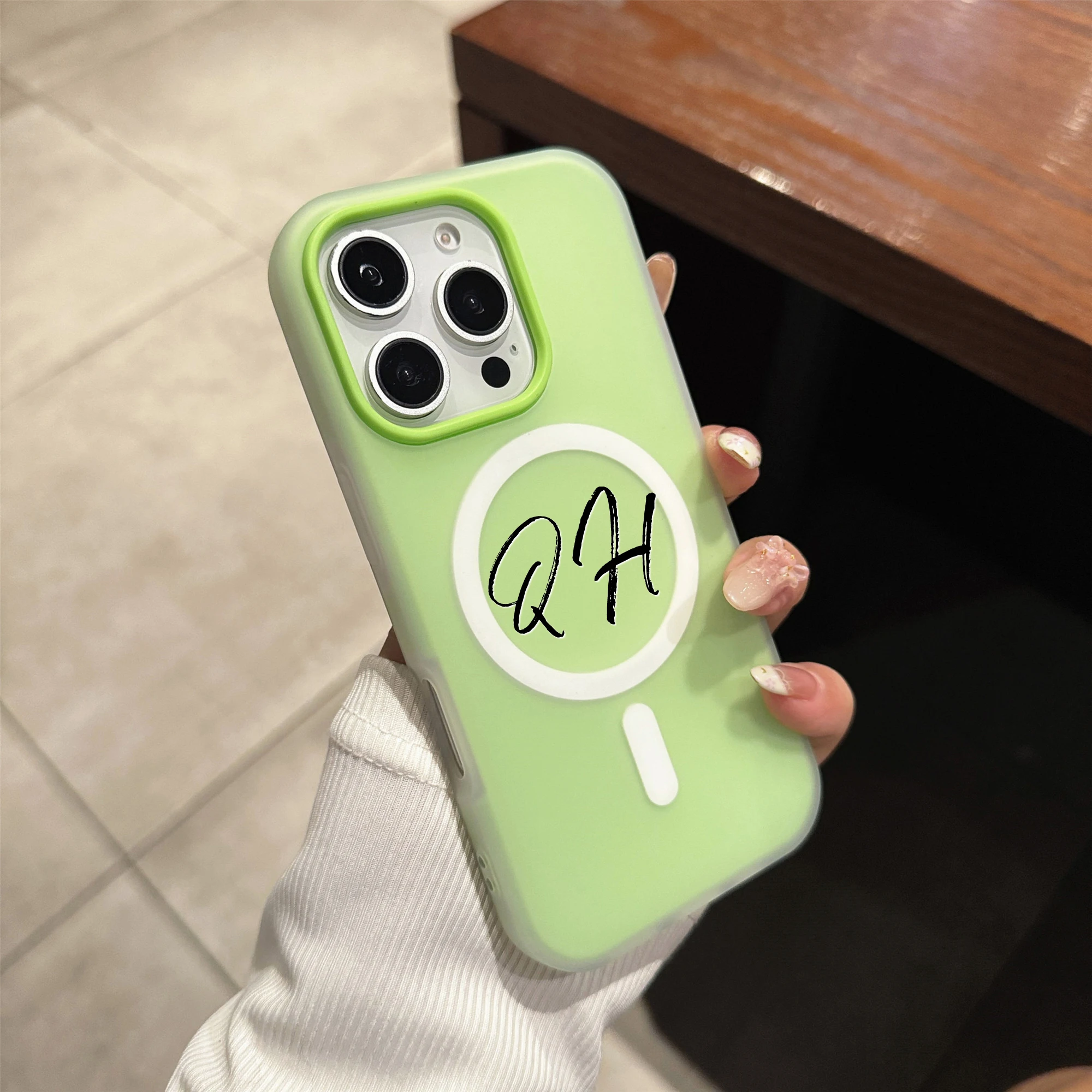 Custom Name Letters 2-in-1 Magnetic Suction Phone Case Commemorative Gift thumbnail 6