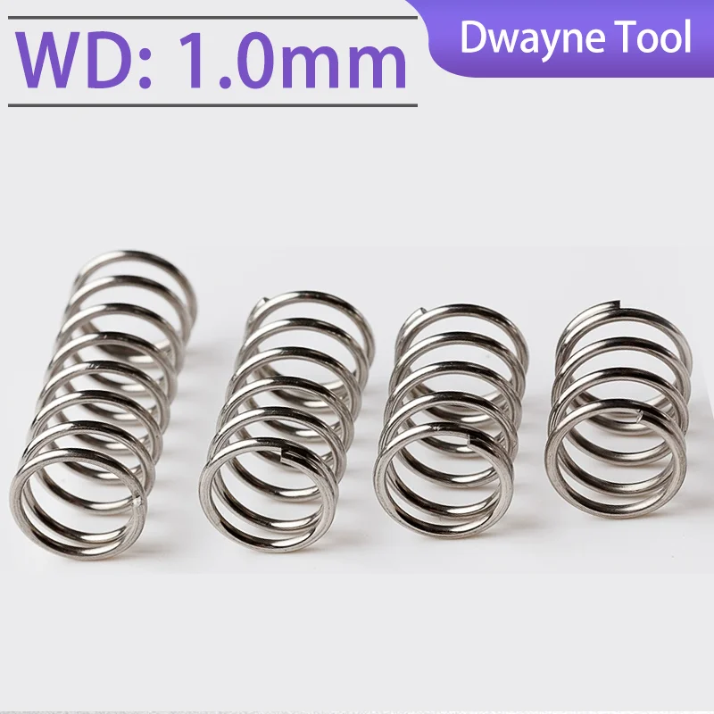 Ressorts De Compression 1.4mm X 11mm X 30mm Acier Inoxydable - Lot De 10 Pièces
