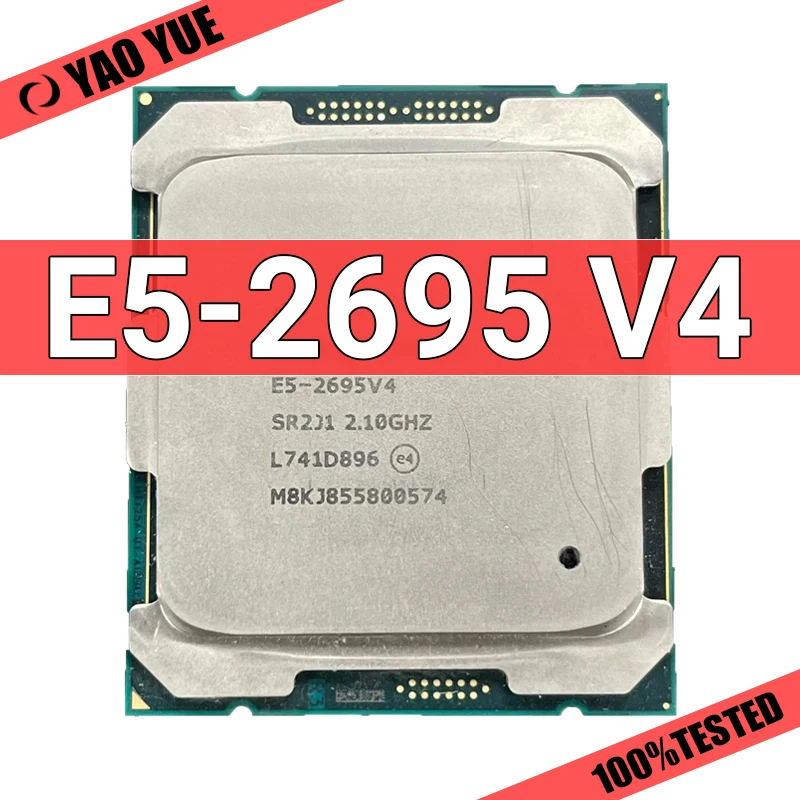 Used-E5-2695-V4-E5-2695V4-Processor-2-1GHz-18-Cores-45M-120W-14nm-LGA ...