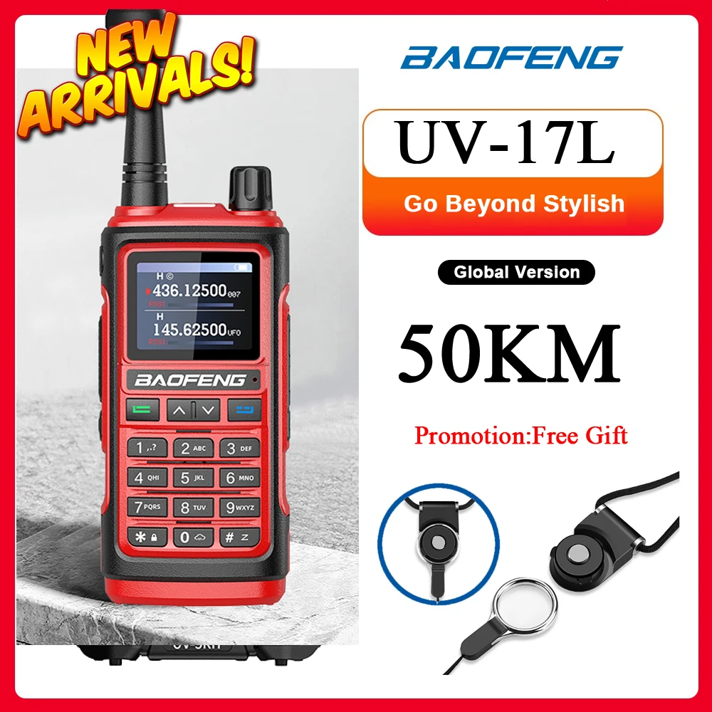 

Baofeng UV-17 Pro UV-17L 10W Walkie Talkie Long Range Portable FM Amateur Professional Two Way CB Ham Radio UHF VHF HunTing