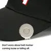 Golf Hat Clip Anti-rust Golf Tool Zinc Alloy Golf Cap Clip	Golf Ball Marker	Magnetic Golf Mark Hat Clip For Golf Sport 4