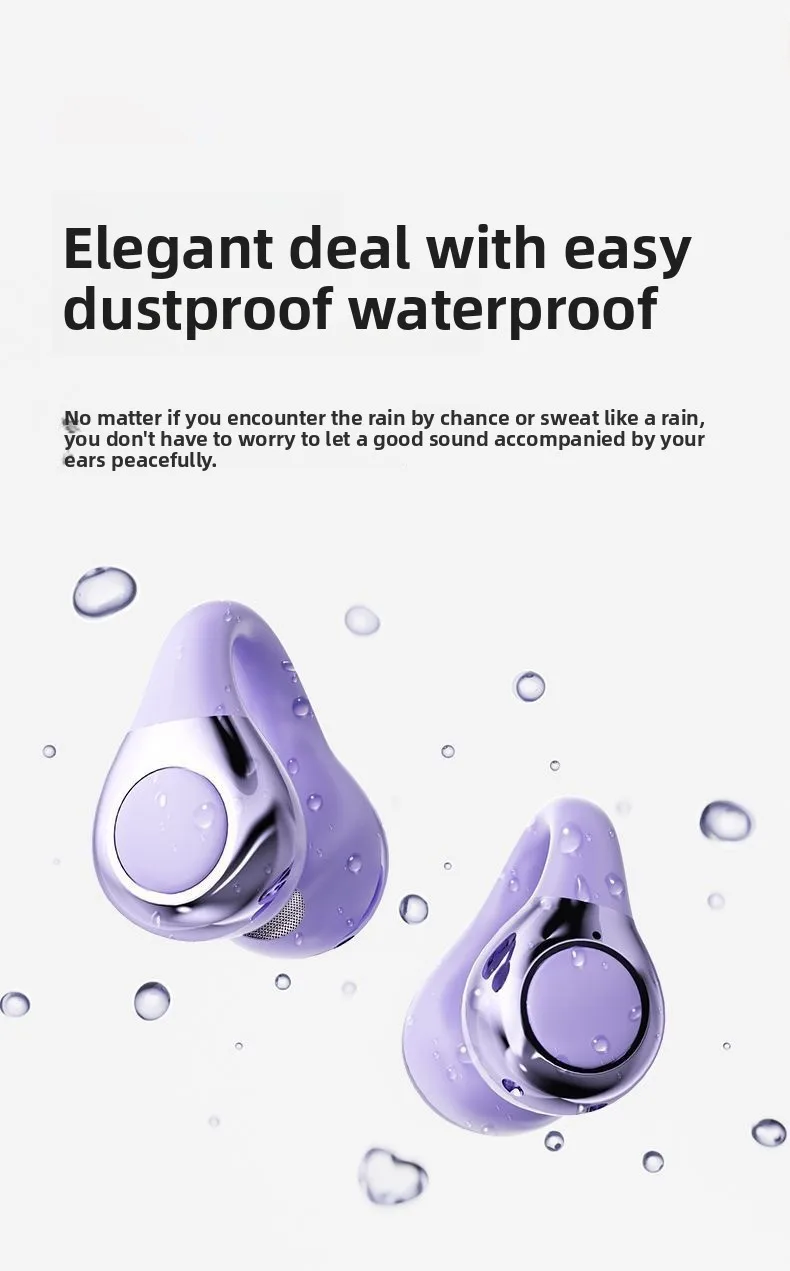 2025 New Cross-border Bluetooth Ear Clip Headphones with Long Battery Life, Open
