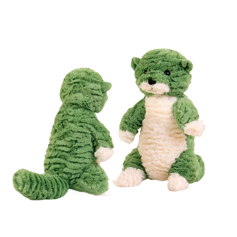 26/30cm Cute Green Otter Plush Toy Cute Sea Otter Stuffed Animal Cartoon Doll Bedtime Friend For Boys And Girls Plush Otter Toys