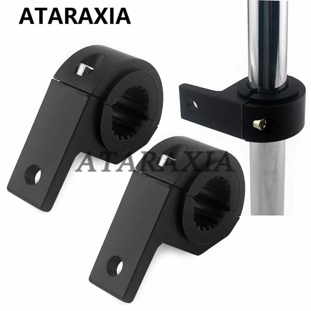 Newest Bike Motorcycle LED Headlight Clamps Brackets Tube Clamp Mount