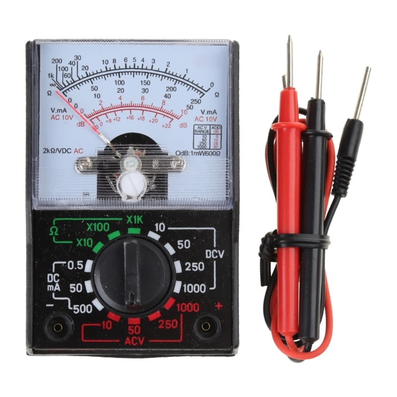 

Digital Meter Analog Multimeter DC500V Voltmeter 500mA DCAmmeters