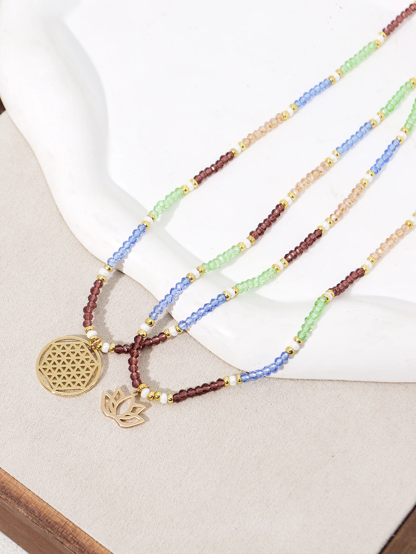 2PCS Necklace for Women Party Gift Jewelry