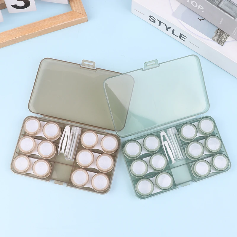 Portable Contact Lens Storage Case Box
