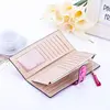 Women Wallet Lady Clutch Leather Frosted Tassel Female Wallets Long Length Card Holder Phone Bag Money Coin Pocket Ladies Purses 4