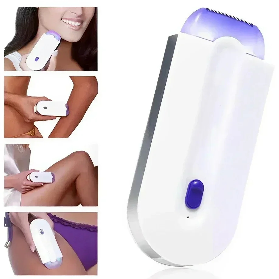 Electric Depilator Finishing Touch Mini Rechargeable Removes Painless Body Facial 3