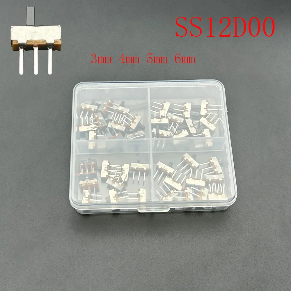 Micro Slide Switch, 3-Pin, Adjustable Handle Length, ON-OFF Function