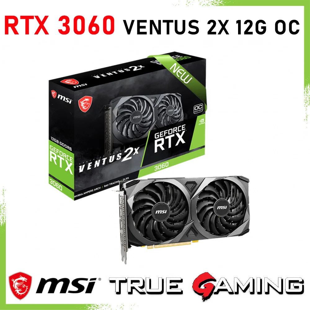 

Карта GDDR6 15000 МГц PCI Express 4,0 16X для настольного ПК RTX 3060 графика GDDR6 3060 бит два вентилятора RTX игровая видеокарта GDDR6 Новинка Игровая видеокарта серии NVIDIA RTX 30 с двойным охлаждением RTX3060 GPU