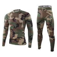 Hiver Top qualité nouveaux sous-vêtements thermiques hommes sous-vêtements ensembles compression polaire sueur séchage rapide thermo sous-vêtements hommes vêtements 3