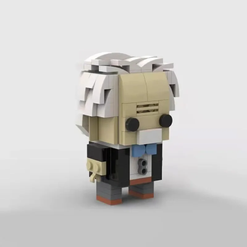 Compatible Moc Lego Blocks Science Educational Toys Gift For Children Puzzle Toy Scientist Einstein Square Head Figurine