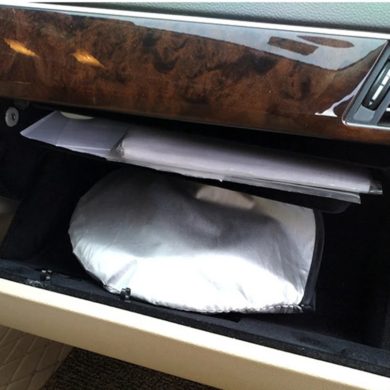 Auto Windschutzscheibe Abdeckung Frontscheibe Visor Innen Schutz Bildschirm Schild Abdeckung Blocker Auto Versenkbare Faltbare Reflecto – Detail 3