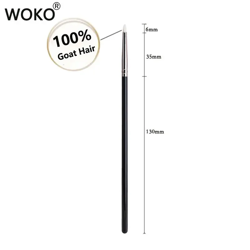 Tapered Detail Eyeshadow Brush Natural Goat Hair Pointed Crease Brush Precise Eye Shadow Smudge Smoky Liner Makeup Brushes 5