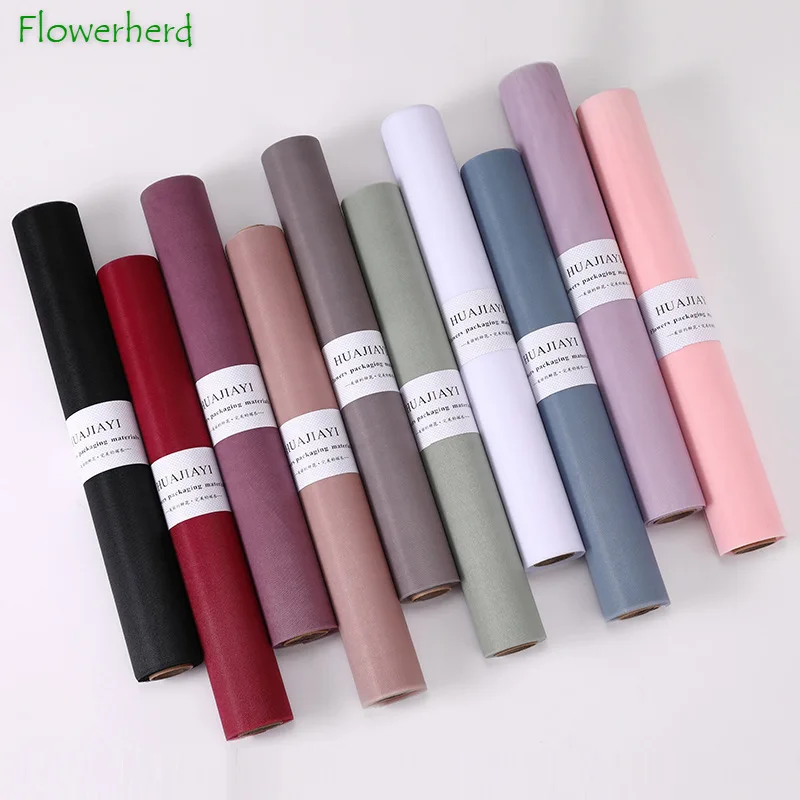 Thick Matte Wrapping Paper Roll, 7.5 Silk, Single Color, Florist Bouquet  Art Decoration, 15 Yard - AliExpress