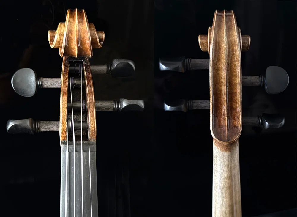 Handmade Antique Oil Varnish,Stradivarius 1716 "Messiah" Copy ,Master Violin, No.1462. European Spruce, Great setup