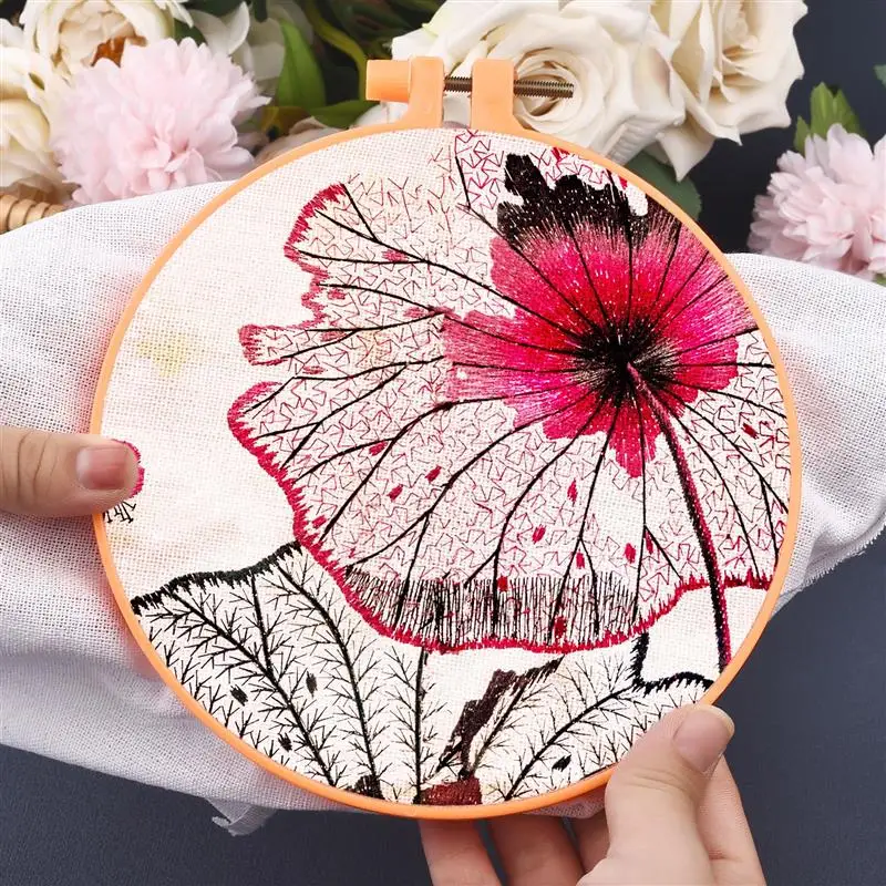Embroidery Hoop Cross-Stitch Frame Circle Embroidery Shed DIY Handmade Craft Sewing Needwork Supplies Tools 7.3-27cm