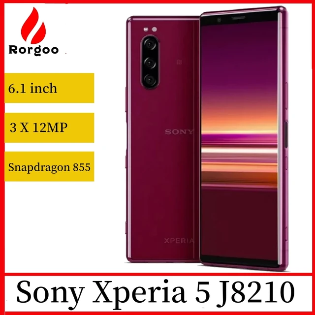 Sony Xperia 5 J8210 J9210 Japanese version 6G 64GB/128GB ROM 12MP 6.1" 4G LTE Snapdragon 855 NFC Original Unlocked Mobile phone