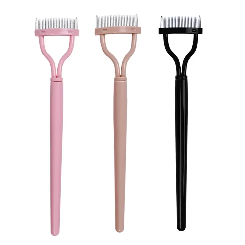 Portable Eyelash Brush Comb Stainless Steel