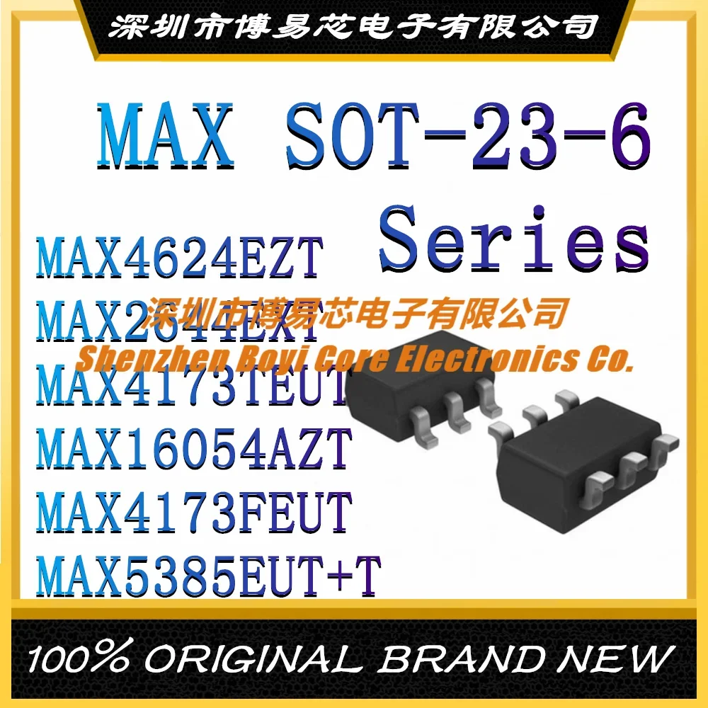 MAX4624EZT MAX2644EXT MAX4173TEUT MAX16054AZT MAX4173FEUT MAX5385EUT+T New original authentic IC chip SOT23-6 5pcs lot tps78233ddcr tps78233 sot23 5 100% original brand new