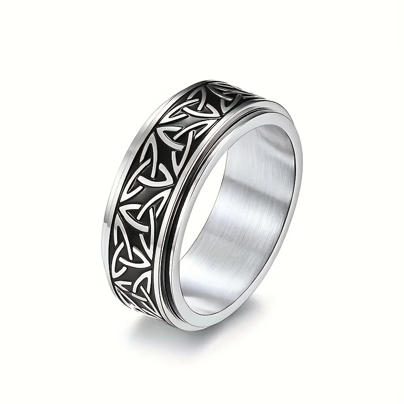 Fashion Titanium Steel Ring - Lifestyle shot 2